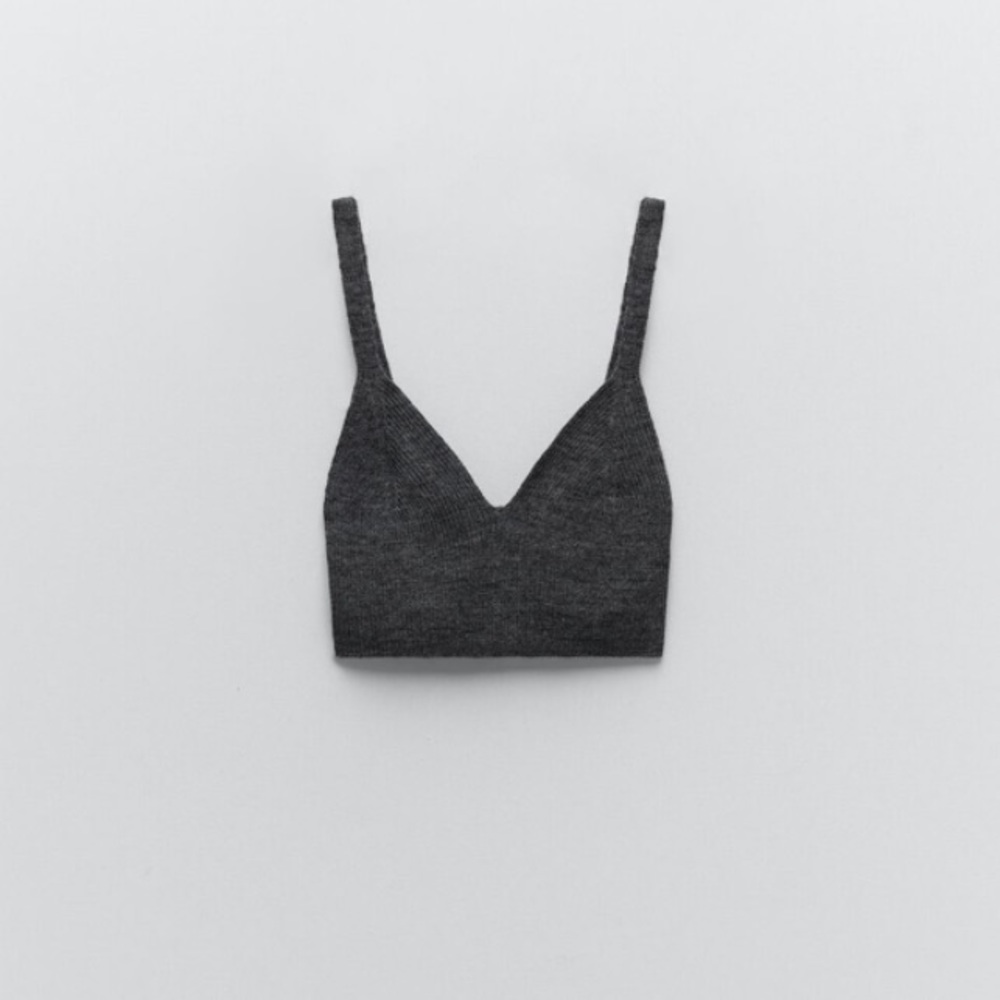 𝗡𝗪𝗧 𝗭𝗮𝗿𝗮 • Wool Blend Ribbed Top - Picture 11 of 13